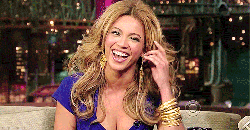 bey laughing